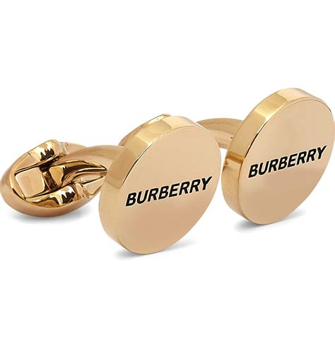 burberry gold cufflinks|burberry cufflinks for sale.